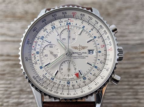 breitling navitimer world white dial|breitling navitimer gold price.